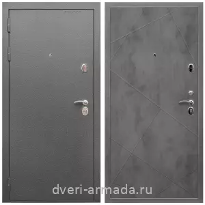 Входные двери Верона, Дверь входная Армада Оптима Антик серебро / МДФ 10 мм ФЛ-291 Бетон темный