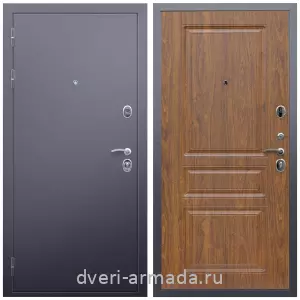 Входные двери 880 мм, Дверь входная Армада Люкс Антик серебро / МДФ 16 мм ФЛ-243 Морёная береза