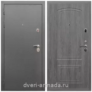 Одностворчатые входные двери, Дверь входная Армада Оптима Антик серебро / МДФ 6 мм ФЛ-138 Дуб Филадельфия графит