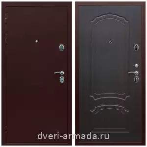 Входные двери лофт, Дверь входная элитная Армада Люкс Антик медь / МДФ 6 мм ФЛ-140 Венге утепленная парадная