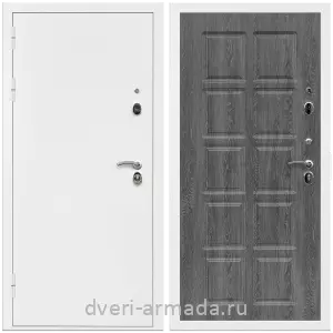 Входные двери Верона, Дверь входная Армада Оптима Белая шагрень / МДФ 10 мм ФЛ-38 Дуб Филадельфия графит