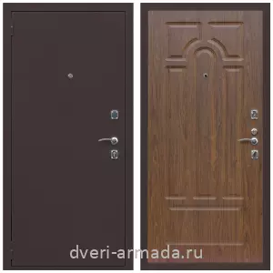 Входные двери лофт, Дверь входная Армада Комфорт Антик медь / МДФ 6 мм ФЛ-58 Морёная береза