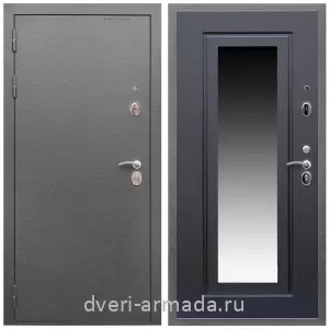Входные двери МДФ для офиса, Дверь входная Армада Оптима Антик серебро / МДФ 16 мм ФЛЗ-120 Венге