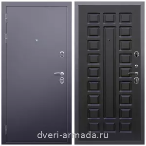 Входные двери 2050 мм, Дверь входная Армада Люкс Антик серебро / МДФ 16 мм ФЛ-183 Венге