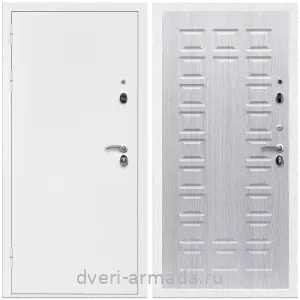 Красивые входные двери, Дверь входная Армада Оптима Белая шагрень / МДФ 16 мм ФЛ-183 Дуб белёный