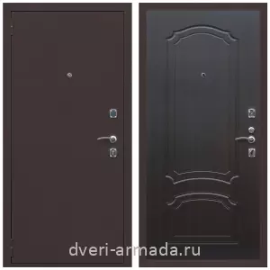 Входные двери лофт, Дверь входная Армада Комфорт Антик медь / МДФ 6 мм ФЛ-140 Венге