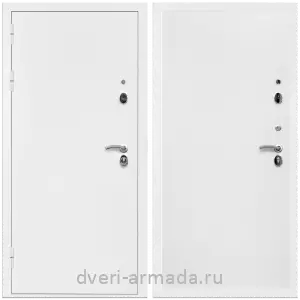 Входные двери Верона, Дверь входная Армада Оптима Белая шагрень / МДФ 10 мм Гладкая Белый матовый