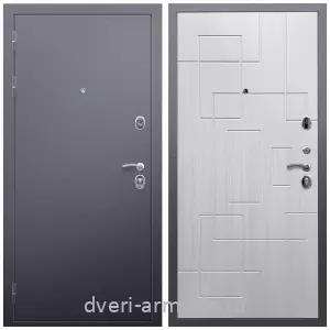 Современные входные двери, Дверь входная Армада Люкс Антик серебро / МДФ 16 мм ФЛ-57 Белый жемчуг