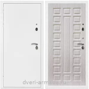 Красивые входные двери, Дверь входная Армада Оптима Белая шагрень / МДФ 16 мм ФЛ-183 Сандал белый