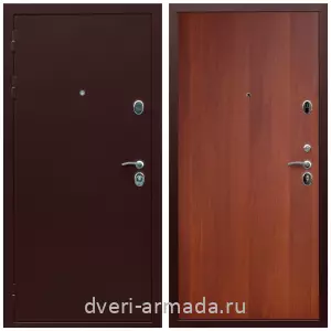 Входные двери лофт, Дверь входная металлическая Армада Люкс Антик медь / МДФ 6 мм ПЭ Итальянский орех