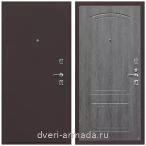 Входные двери толщиной 1.2 мм, Дверь входная Армада Комфорт Антик медь / МДФ 6 мм ФЛ-138 Дуб Филадельфия графит