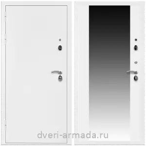 Элитные для коттеджей, Дверь входная Армада Оптима Белая шагрень / МДФ 16 мм СБ-16 Белый матовый
