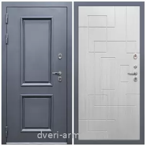 Тамбурные двери, Дверь входная уличная в дом Армада Корса / МДФ 16 мм ФЛ-57 Белый жемчуг