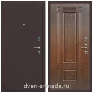 С теплоизоляцией для квартиры, Дверь входная Армада Комфорт Антик медь / МДФ 6 мм ФЛ-2 Морёная береза