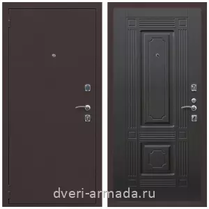 С теплоизоляцией для квартиры, Дверь входная Армада Комфорт Антик медь / МДФ 6 мм ФЛ-2 Венге