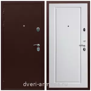 Современные входные двери, Дверь входная Армада Люкс Антик медь / МДФ 16 мм ФЛ-119 Белый матовый