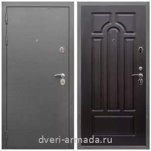 Входные двери МДФ для офиса, Дверь входная Армада Оптима Антик серебро / МДФ 16 мм ФЛ-58 Венге