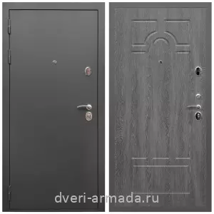 Правые входные двери, Дверь входная Армада Гарант / МДФ 6 мм ФЛ-58 Дуб Филадельфия графит