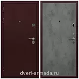 Дверь входная Армада Престиж Антик медь / МДФ 10 мм ФЛ-291 Бетон темный