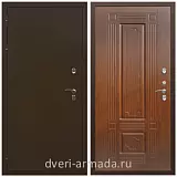 Дверь входная уличная влагостойкая в дом Армада Термо Молоток коричневый/ МДФ 6 мм ФЛ-2 Мореная береза для загородного дома от производителя