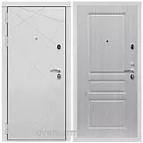 Дверь входная Армада Тесла МДФ 16 мм / МДФ 16 мм ФЛ-243 Дуб белёный